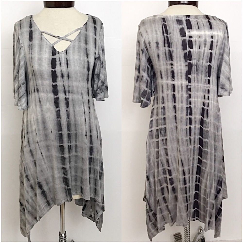 Fabulous Boho Criss Cross Draoed Tunic SML - Picture 5 of 7